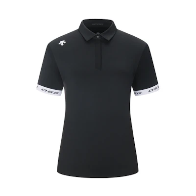 (Women) DESCENTE Golf Pro UV Protection Stretch Polo Shirt Short Sleeve G413WPTS22