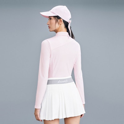 (Women) DESCENTE GOLFFIELD Slim Fit Breathable Long Sleeve Polo Shirt. G343WFTLO2 Purchase (Women) DESCENTE GOLFFIELD Slim Fit Breathable Long Sleeve Polo Shirt. G343WFTLO2