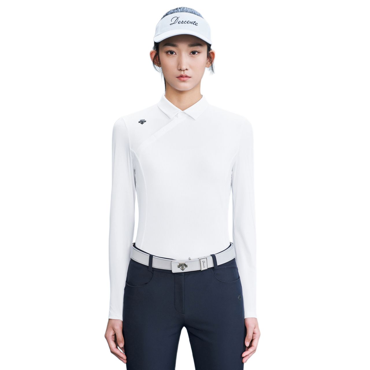 (Women) DESCENTE GOLFFIELD Slim Fit Casual Sports Golf Shirt G333WFTL93