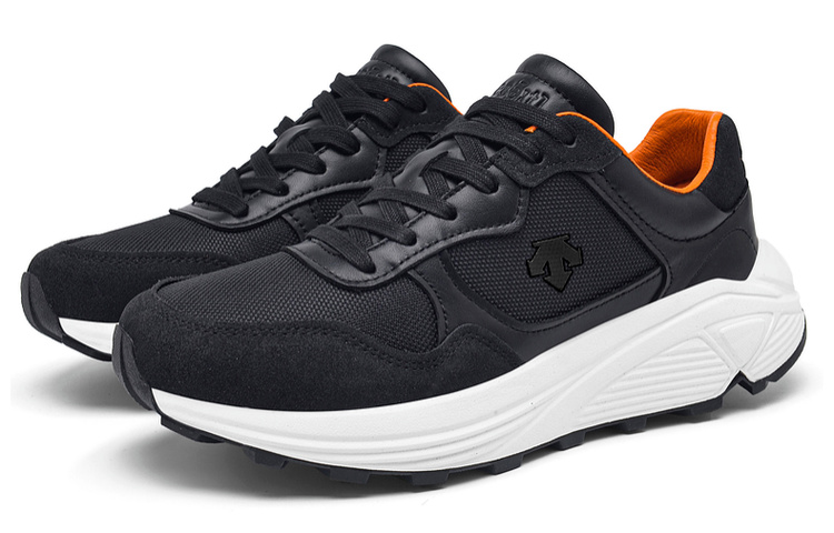 Lookbook (W) DESCENTE Paul Smith x Dualis 'Zapatillas Negras Confort Running Casual' D2432LCR24-BK