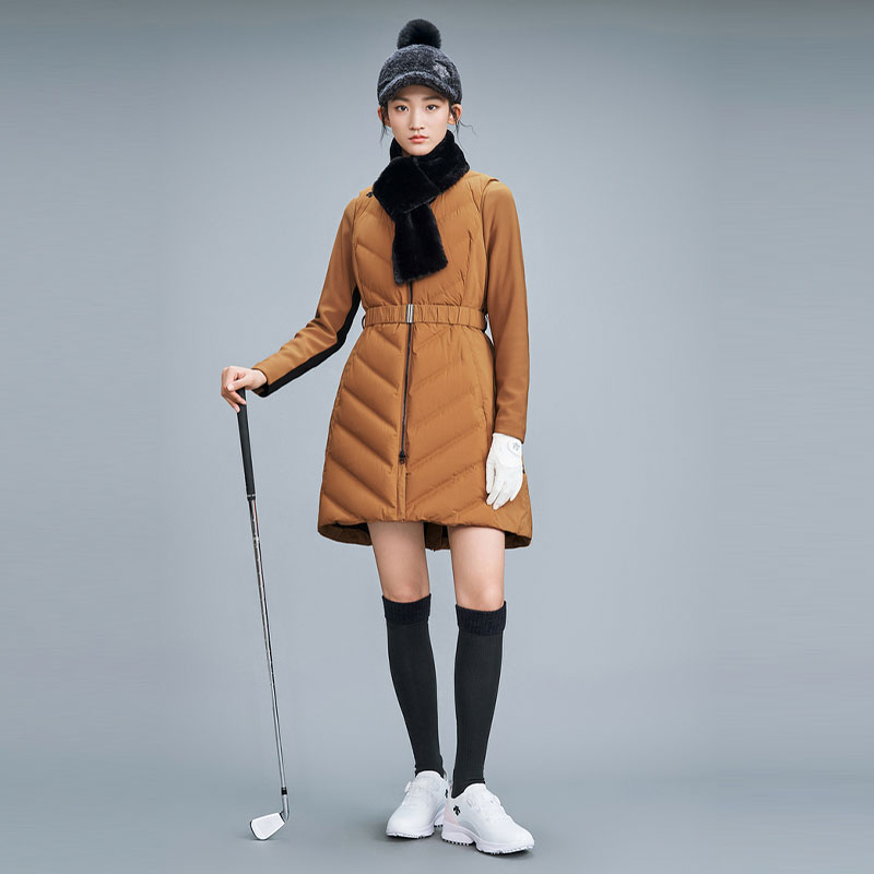 Purchase (Women) DESCENTE PRO  Golf Slim Fit Two-Piece Set with Down Jacket - Solid Color G343WPDJN1