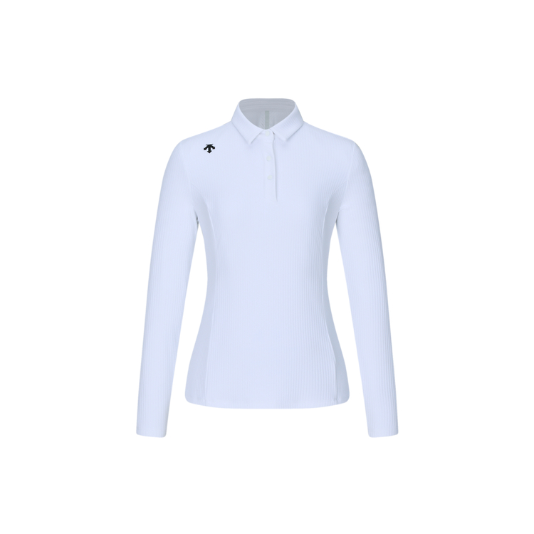 (Women) DESCENTE PRO Carvico Slim-Fit Long-Sleeve Golf Shirt G543WPTLN2