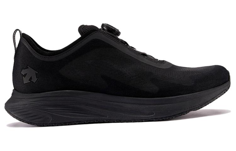 Order (W) DESCENTE Running ''Schwarz Leicht Stoßdämpfend Low Schuhe'' D3232RRN35-BK
