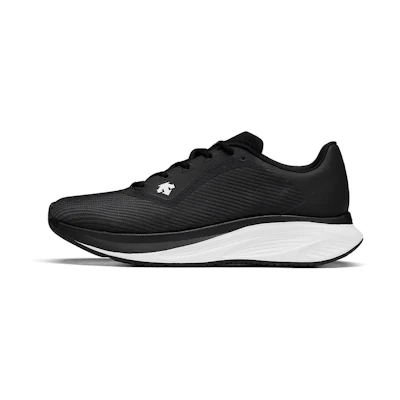 (W) DESCENTE RUNNING 'Breathable CMFT Lightweight Low Cut Black'