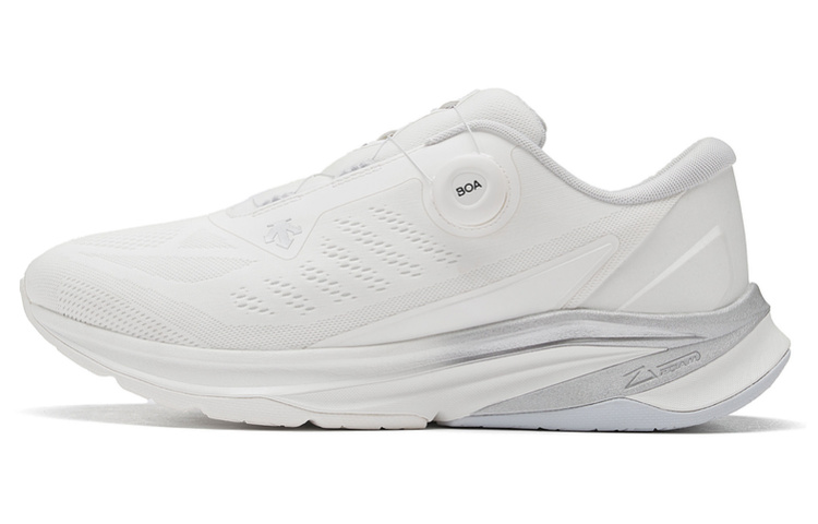 (W) DESCENTE Running 'White Low Top'