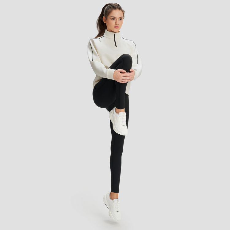 Details for (Women) DESCENTE Running Soft Knit Pullover Sweatshirt - Loose Fit Casual Wear D4492RHT01