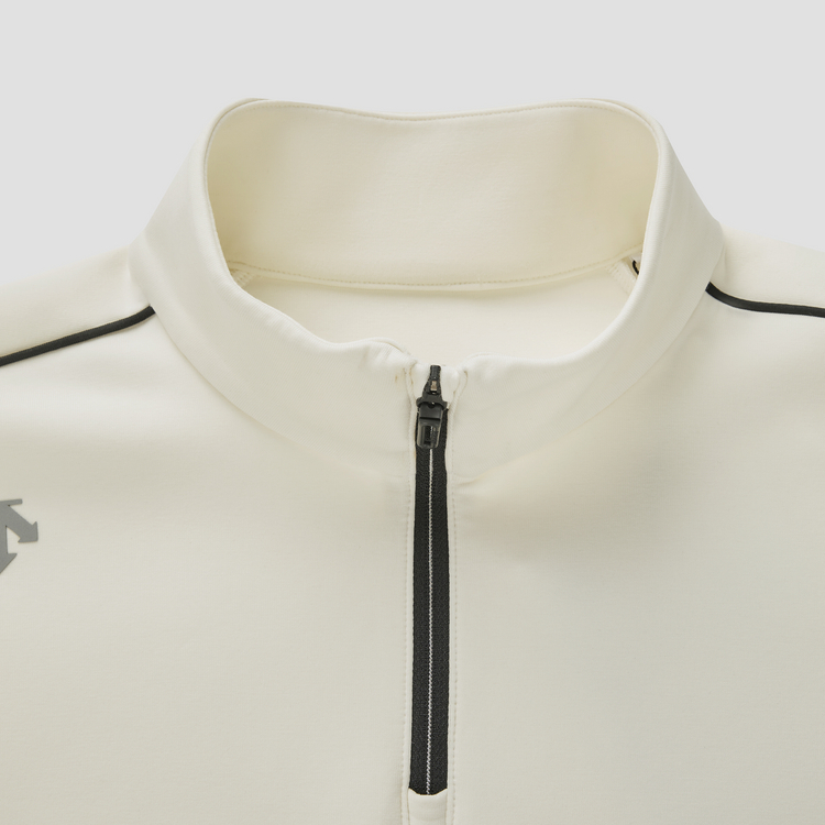 Sizing (Women) DESCENTE Running Soft Knit Pullover Sweatshirt - Loose Fit Casual Wear D4492RHT01