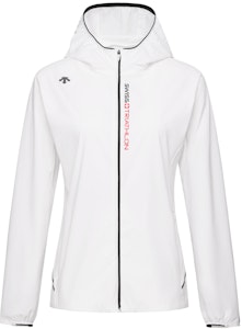 (W) DESCENTE RUNNING Jaket Ringan Wanita UPF100 Sunproof Triathlon Team D4232RWB08-1 4