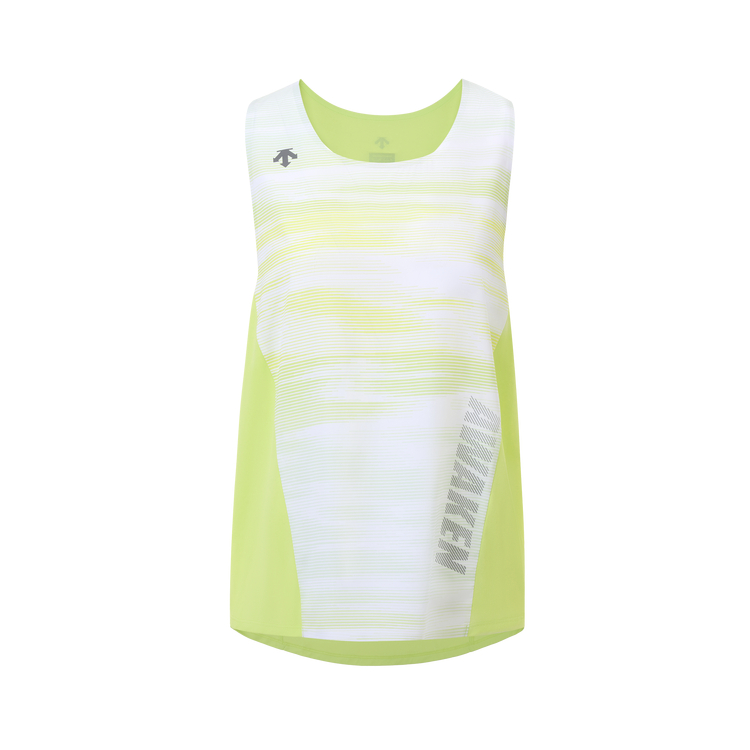 (Women) DESCENTE Running Vest - Soft, Quick-Dry, Breathable AOP Sports Tank Top D5232RHB05