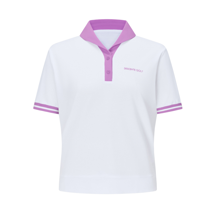 (Women) DESCENTE S-CORE Golf Shirt - Comfortable Sportswear Short Sleeve G633WSTS61