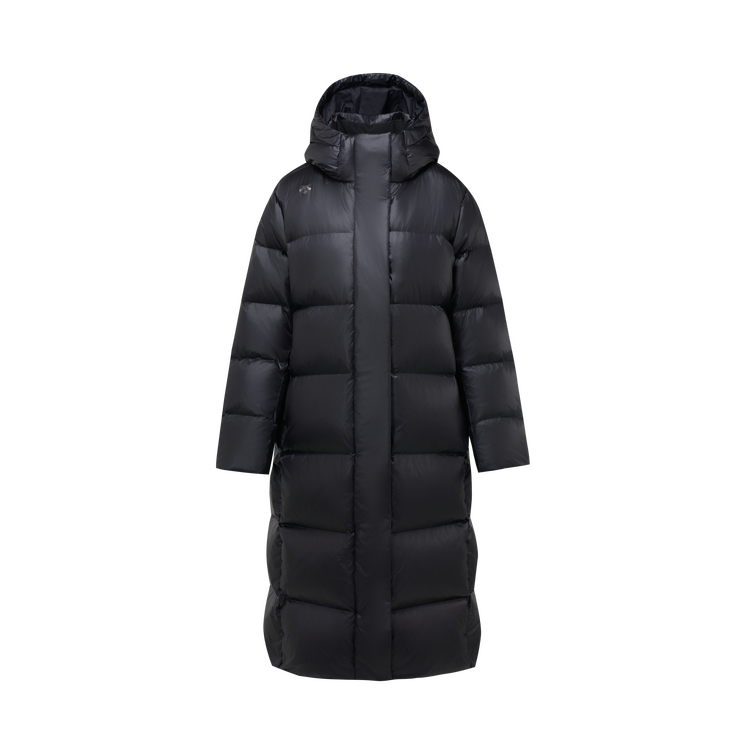 (Women) Descente Ski Style Windproof Hooded Long Down Jacket D5492SDJ53