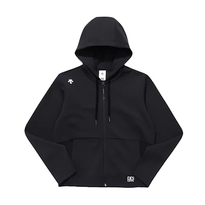 (Women) DESCENTE Solid Color Hoodie Jacket with Logo Print SP322UFT89