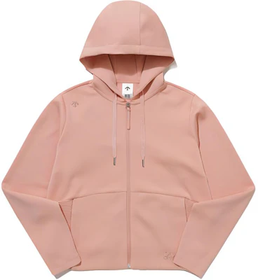 (Women) DESCENTE Solid Color Hoodie Jacket with Logo Print SP322UFT89 Order (Women) DESCENTE Solid Color Hoodie Jacket with Logo Print SP322UFT89