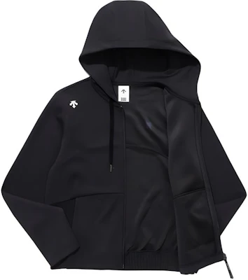 (Women) DESCENTE Solid Color Hoodie Jacket with Logo Print SP322UFT89 1