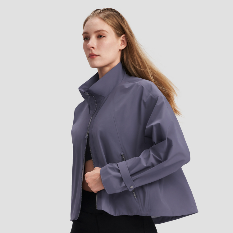 Sizing (W) DESCENTE Studio 寬鬆剪裁立領編織外套 D4332GWB31