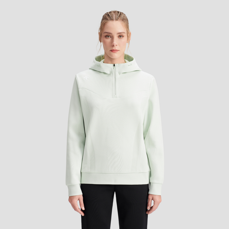 Shop (Women) DESCENTE Training Stretch Breathable Comfortable Hoodie D4132THD35A