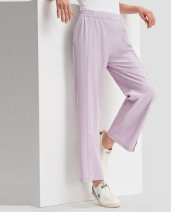 (W) DESCENTE Women’s Studio Wide-Leg Casual Woven Pants D4232GPT24 2