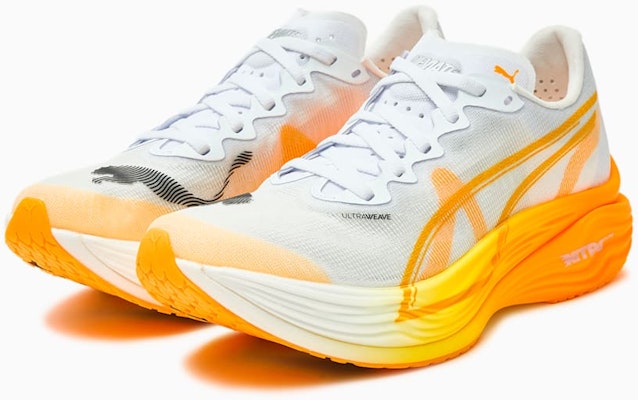 (Women) Deviate Nitro Elite 3 Running Shoes PUMA White/PUMA Black/Sun Stream 309810-10 Order (Women) Deviate Nitro Elite 3 Running Shoes PUMA White/PUMA Black/Sun Stream 309810-10