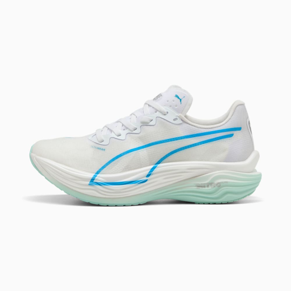 (Women) Deviate Nitro Elite 3  Shoes PUMA White-Speed Blue 309810-08