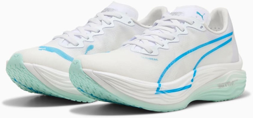 (Women) Deviate Nitro Elite 3 Shoes PUMA White-Speed Blue 309810-08 Order (Women) Deviate Nitro Elite 3 Shoes PUMA White-Speed Blue 309810-08