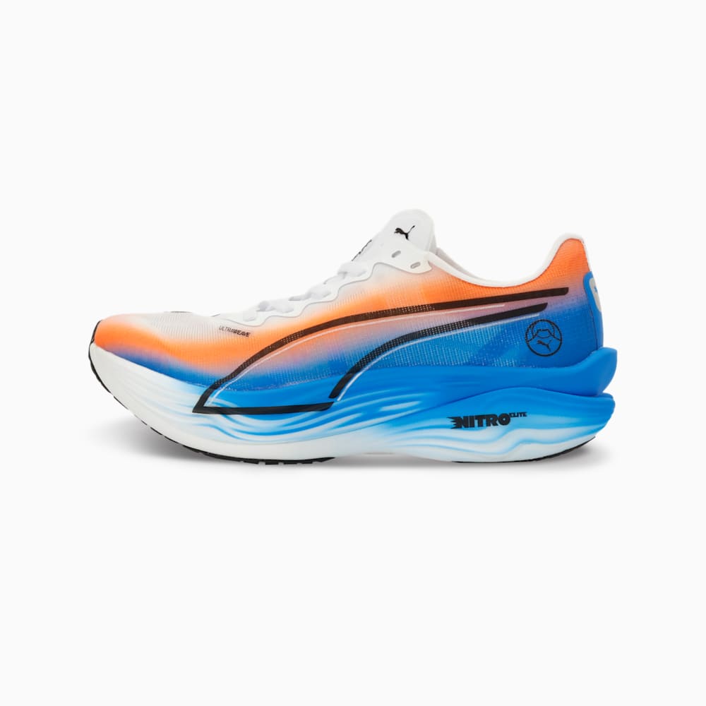 (Women) Deviate Nitro Elite 3 Ekiden  Shoes PUMA White-Heat Fire-PUMA Black 313421-01