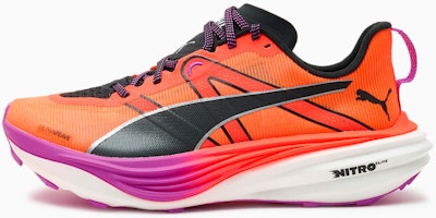 (Women) Deviate Nitro Elite Trail Running Shoes Glowing Red-PUMA Black-Pure Magenta 310468-02 (Women) Deviate Nitro Elite Trail Running Shoes Glowing Red-PUMA Black-Pure Magenta 310468-02
