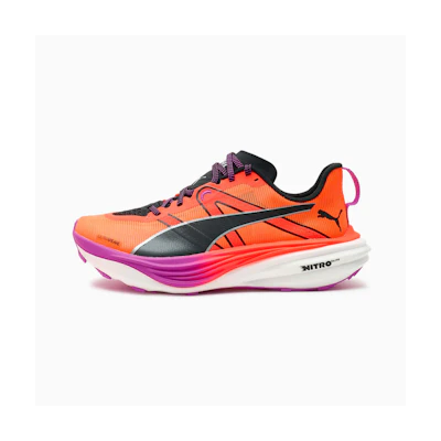 (W) Deviate Nitro Elite Trail Running Shoes Glowing Red-PUMA Black-Pure Magenta