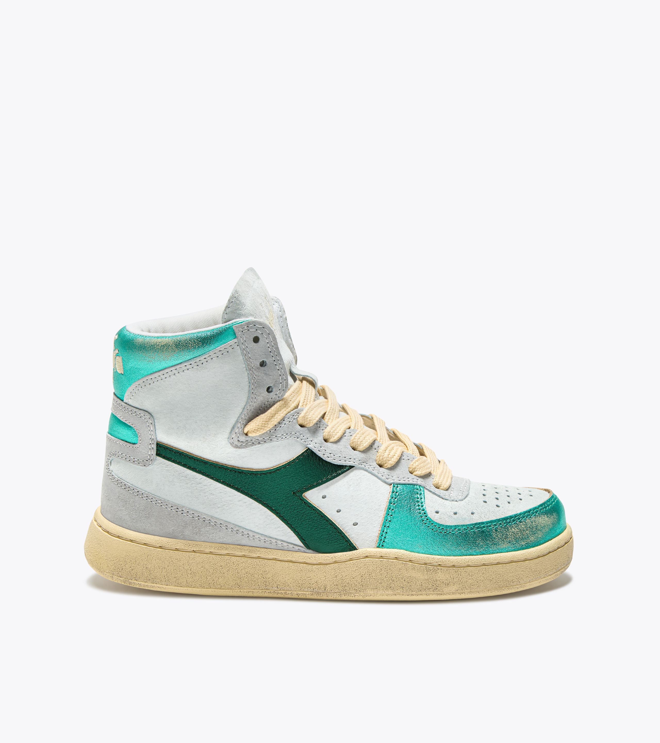 (Women) Diadora MI BASKET METAL PIGSKIN USED WN 201.178889_70055