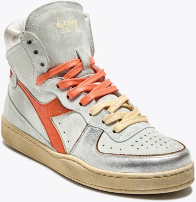 (W) Diadora MI BASKET KULIT BABI LOGAM TERPAKAI WANITA 201.178889_C5234 Details for (W) Diadora MI BASKET KULIT BABI LOGAM TERPAKAI WANITA 201.178889_C5234