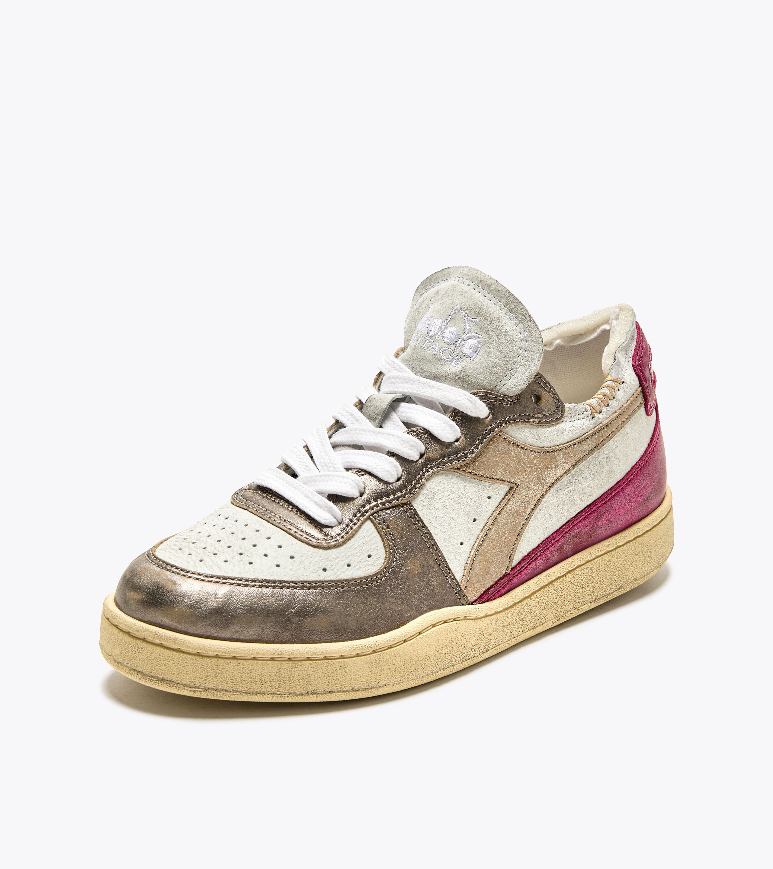 Order (W) Diadora MI Basket Row Cut Metal Pigskin Usado Mujer 201.180207_C2034