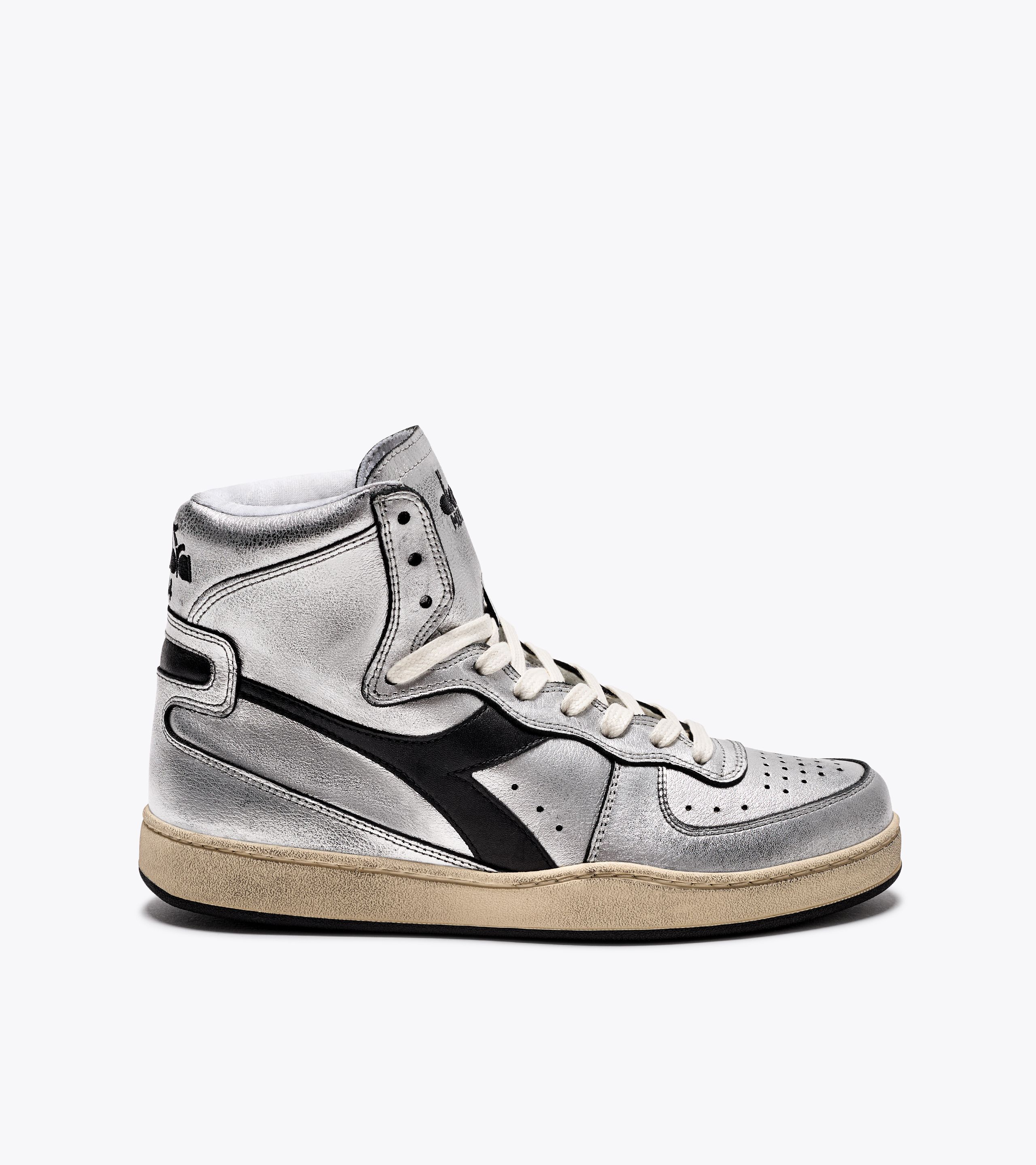 (W) Diadora MI BASKET SILVER USED W