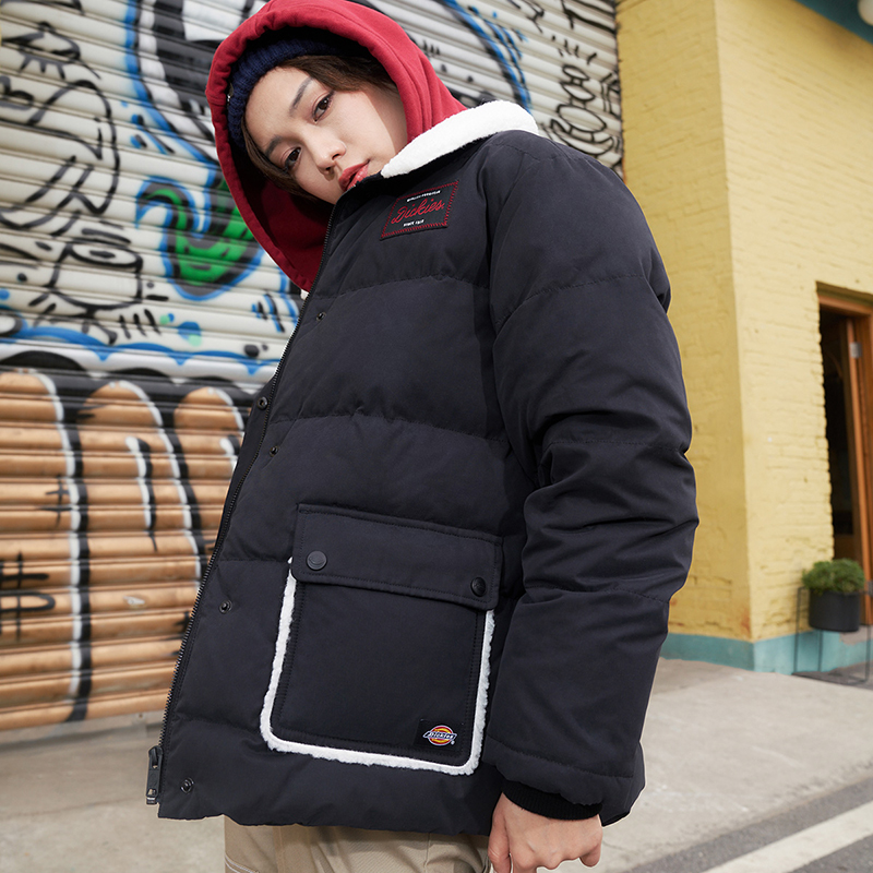 Purchase (Women) Dickies Black Casual Jacket with Lettering Design DK009525BLK