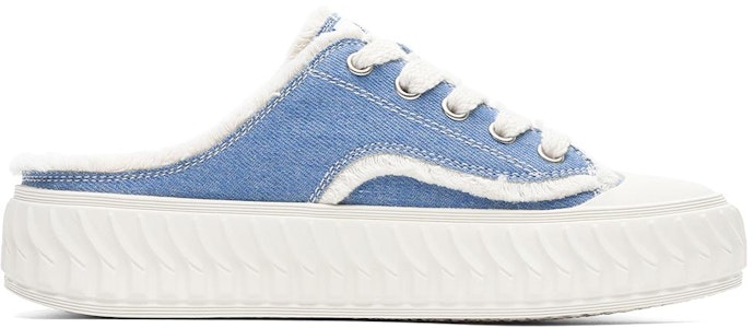 (W) Dickies Kanvas Slip-On 'Frayed Edge Chunky Platform' 232W50LXS71 4