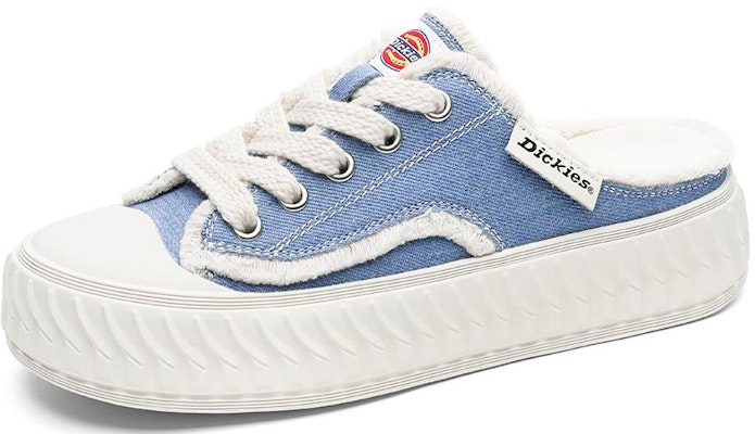 (Women) Dickies Canvas Slip-On 'Frayed Edge Chunky Platform' 232W50LXS71 5