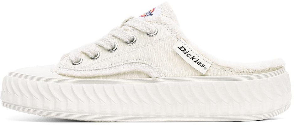 Dickies 輕便軟底毛邊 厚底半跟帆布 運動拖鞋 女款 Details for Dickies 輕便軟底毛邊 厚底半跟帆布 運動拖鞋 女款