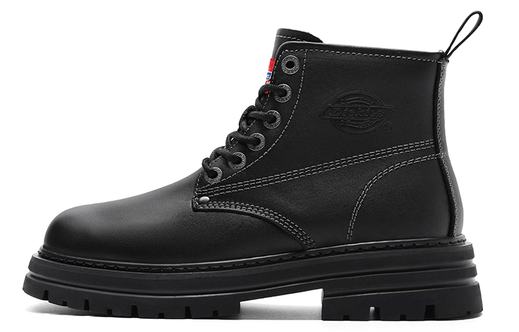 (Women) Dickies Classic 8-Hole Boots 'British Retro Black Leather' 194W50LXS28H