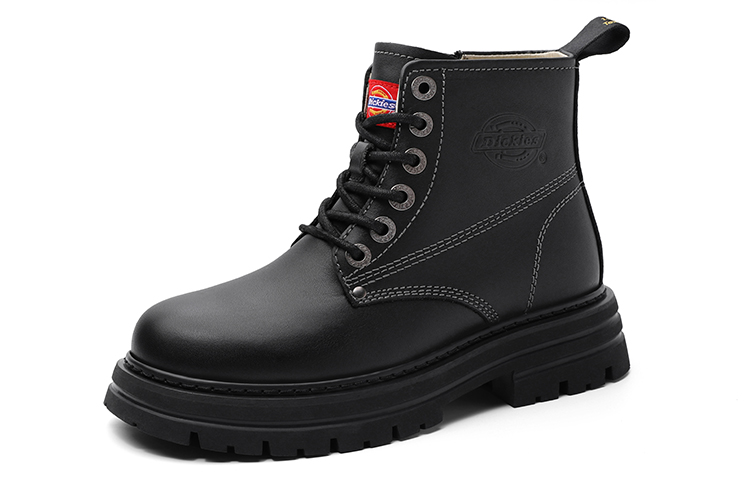 Order (Women) Dickies Classic 8-Hole Boots 'British Retro Black Leather' 194W50LXS28H