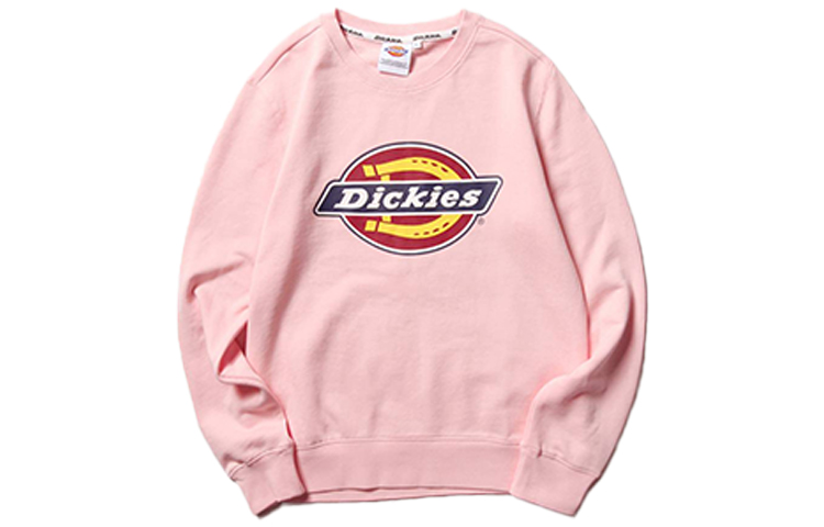 (Women) Dickies Classic Logo Crewneck Sweatshirt Cream Pink DK007520A711