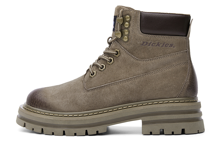 (Women) Dickies Fashionable Platform Martin Boots Light Brown Casual Style 224W50LXS58B Light Brown