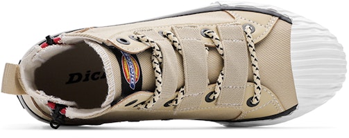 Dickies 高筒休閒帆布鞋 女款 軍米色 Lookbook Dickies 高筒休閒帆布鞋 女款 軍米色