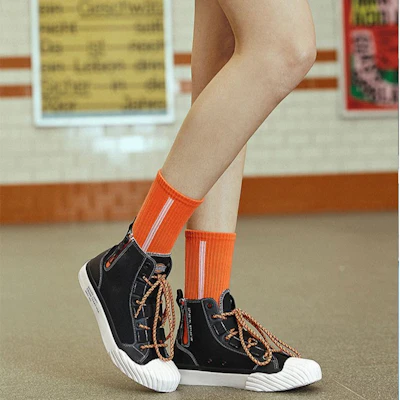 (W) Dickies High-Top Canvas 'Patchwork Hitam - Edisi Korea' 191W50LXS03 Cheap (W) Dickies High-Top Canvas 'Patchwork Hitam - Edisi Korea' 191W50LXS03