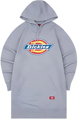 (Women) Dickies Logo Fleece Sweatshirt Dress Women’s Mid Grey DK008185CQ8 Buy (Women) Dickies Logo Fleece Sweatshirt Dress Women’s Mid Grey DK008185CQ8