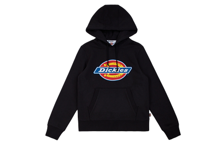 (Women) Dickies Logo Printed Sweatshirt Black DK008226BLK1
