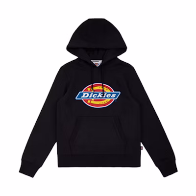 (Women) Dickies Logo Printed Sweatshirt Black DK008226BLK1