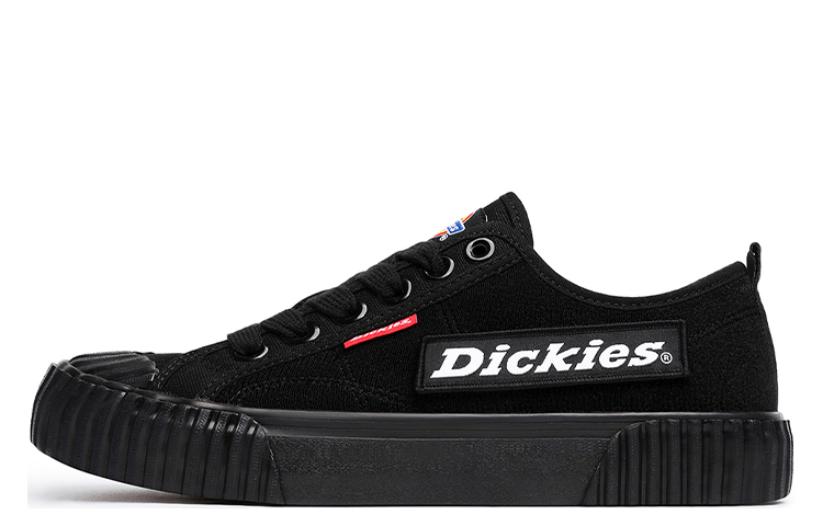 (Women) Dickies Low Top Canvas Sneaker with Velcro 211W50LXS28 'Black' 211W50LXS28-HS