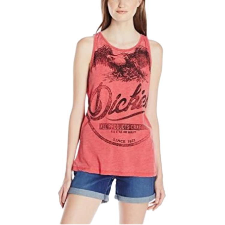 (Women) Dickies Sleeveless Letter Logo Tank Top B0491219