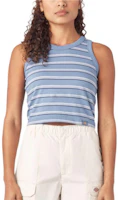 (Women) Dickies Striped Colorblock Tank Top Blue FSR102-NS2 (Women) Dickies Striped Colorblock Tank Top Blue FSR102-NS2