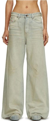 (W) ディーゼル 1996 D-Sire SS24 ローライズ ワイドレッグ ヴィンテージ ジーンズ グレーブルー レディース A0692609H60-01 Shop (W) ディーゼル 1996 D-Sire SS24 ローライズ ワイドレッグ ヴィンテージ ジーンズ グレーブルー レディース A0692609H60-01