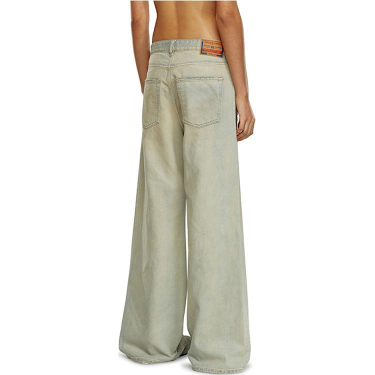 Purchase (W) ディーゼル 1996 D-Sire SS24 ローライズ ワイドレッグ ヴィンテージ ジーンズ グレーブルー レディース A0692609H60-01