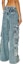 Shop (Women) DIESEL 23FW Retro Low-Waist Wide-Leg Cargo Jeans Mid Blue A091970EMAN-01